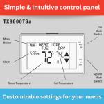 7-Day Programmable Thermostat - 4 Packs