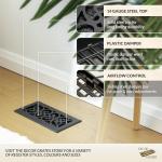 Decor Grates ST310 Classic Collection Décor Design Painted, 3x10 Inches, Floor Register