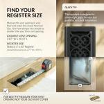 Decor Grates ST310 Classic Collection Décor Design Painted, 3x10 Inches, Floor Register