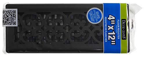 Decor Grates ST412 Classic Collection Décor Design Painted, 4x12 Inches, Floor Register