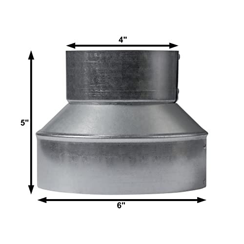 6 to 4 Duct Reducer-Ductwork-Heating Duct-Air Duct-Ventilation Fittings