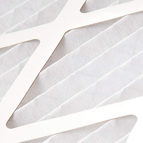 12x20x1 MERV 12 Pleated Air Filters: 6 Pack
