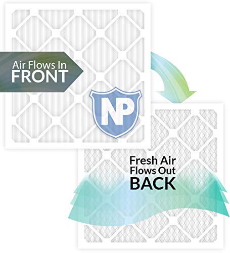 12x20x1 MERV 12 Pleated Air Filters: 6 Pack