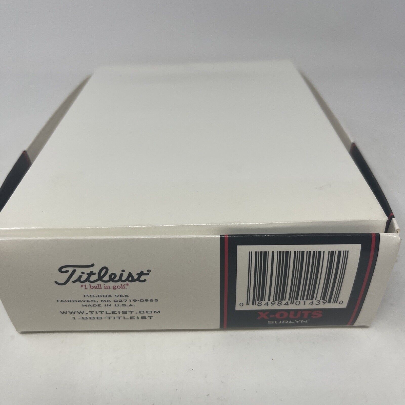 Set of 9 Titleist X-Out Golf Balls