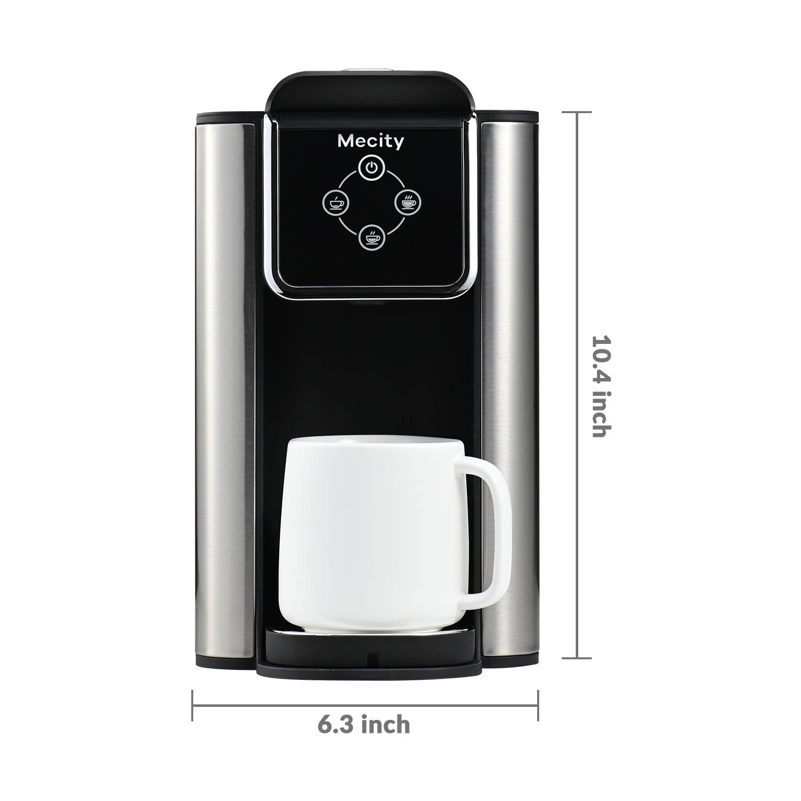 Mecity 3-in-1 Coffee Maker with K-Cup Compatibility