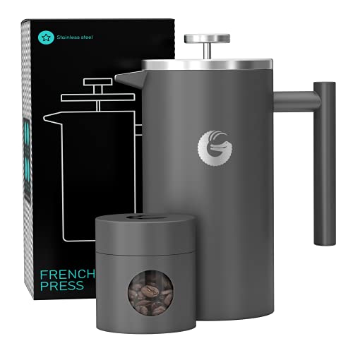 Insulated Stainless Steel French Press Coffee Maker