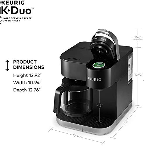 Keurig K-Duo Coffee Maker: Single Serve & Carafe