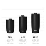 Stylish 16oz Insulated Travel Coffee Mug - Sea Glass