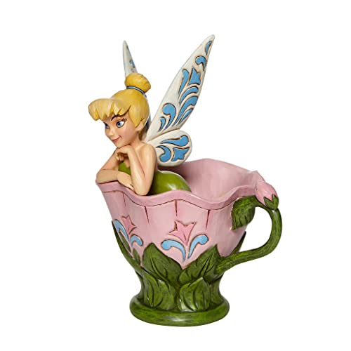 Jim Shore Tinker Bell Sitting in Flower Figurine
