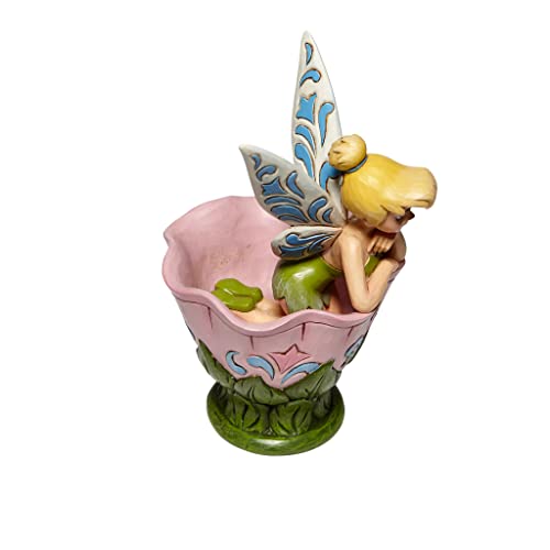 Jim Shore Tinker Bell Sitting in Flower Figurine