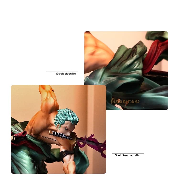 Asoucou Zoro Anime Action Figure Collectible Statue