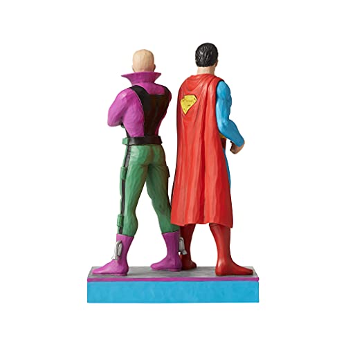 Jim Shore Justice League Superman & Lex Luthor Figurine