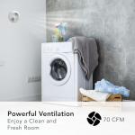 Broan-NuTone 512M Wall Ventilation Fan, 70 CFM