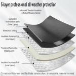 5-Layer HVAC Duct Sleeve Insulation Wrap 78.7