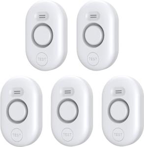 5 Pack Water Leak Detectors with 100dB Alarm