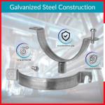 TURvent 4-Inch Galvanized Steel Pipe Hanger