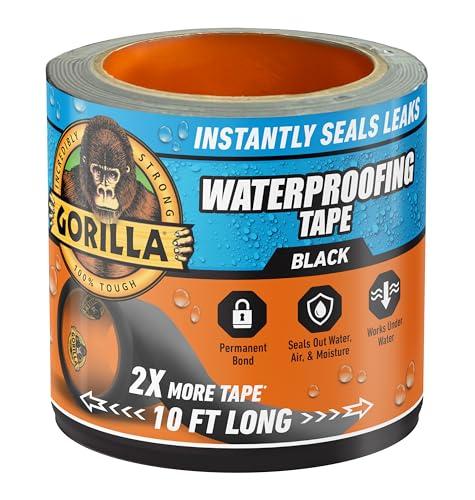 Gorilla Waterproof Patch & Seal Tape, 4" x 10