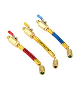 Color Coded Charging Hoses and Ball Valve Set