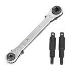 Timsec HVAC Service Wrench with Hexagon Bit Adapters