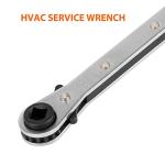Timsec HVAC Service Wrench with Hexagon Bit Adapters