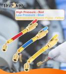 Color Coded Charging Hoses and Ball Valve Set