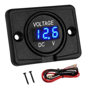 12V 24V Digital Voltage Meter for Marine & Vehicles