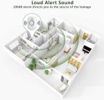 5 Pack Water Leak Detectors with 100dB Alarm