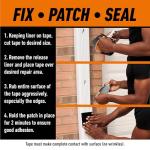 Gorilla Waterproof Patch & Seal Tape, 4" x 10