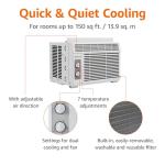 Amazon Basics 5000-BTU Quiet Window Air Conditioner