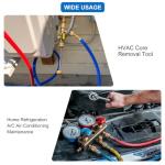HVAC Valve Core Tool Set with Adapters