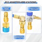 A/C Retrofit Valve Kit with Low Side Adapter