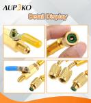 Color Coded Charging Hoses and Ball Valve Set