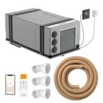 TURBRO Under Bench RV Air Conditioner with Heat Pump