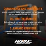 NAVAC NRDD Twin Cylinder AC Recovery Machine