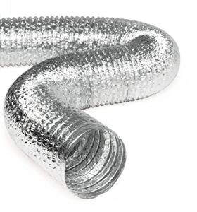 5" Aluminum Flexible Air Duct Pipe - 25' Long