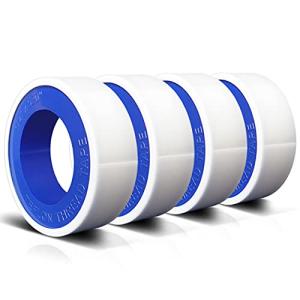 VOTMELL 4 Rolls 1/2 Inch Teflon Tape for Plumbing