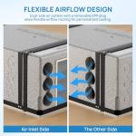 TURBRO Under Bench RV Air Conditioner with Heat Pump