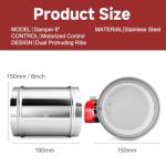 6" Motorized Duct Damper for Airflow Control