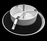 4-Inch Round Plastic Air Diffuser Grille
