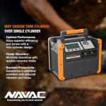 NAVAC NRDD Twin Cylinder AC Recovery Machine