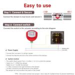 6" Motorized Duct Damper for Airflow Control