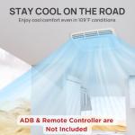 TURBRO 13.5K BTU RV Air Conditioner with Heat Pump