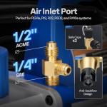 VIVOHOME 4CFM Single Stage Rotary Vane Vacuum Pump