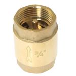 RLECS Brass Check Valve for HVAC Systems 3/4 Inch