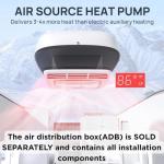 TURBRO 13.5K BTU RV Air Conditioner with Heat Pump