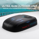 TURBRO 13.5K BTU RV Air Conditioner with Heat Pump