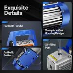 VIVOHOME 4CFM Single Stage Rotary Vane Vacuum Pump