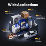 VIVOHOME 1/4 HP 3.5 CFM Rotary Vane Vacuum Pump