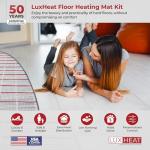 LuxHeat 20 sqft Electric Floor Heating Mat Kit