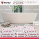 Warming Systems 30 Sqft Electric Floor Heating Mat